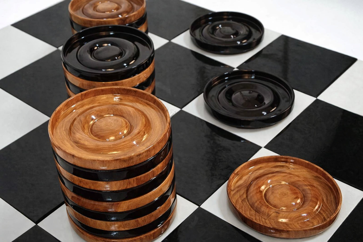 Luxury Resort Giant Chess Experience oversized outdoor chess set in luxury tropical resort environment