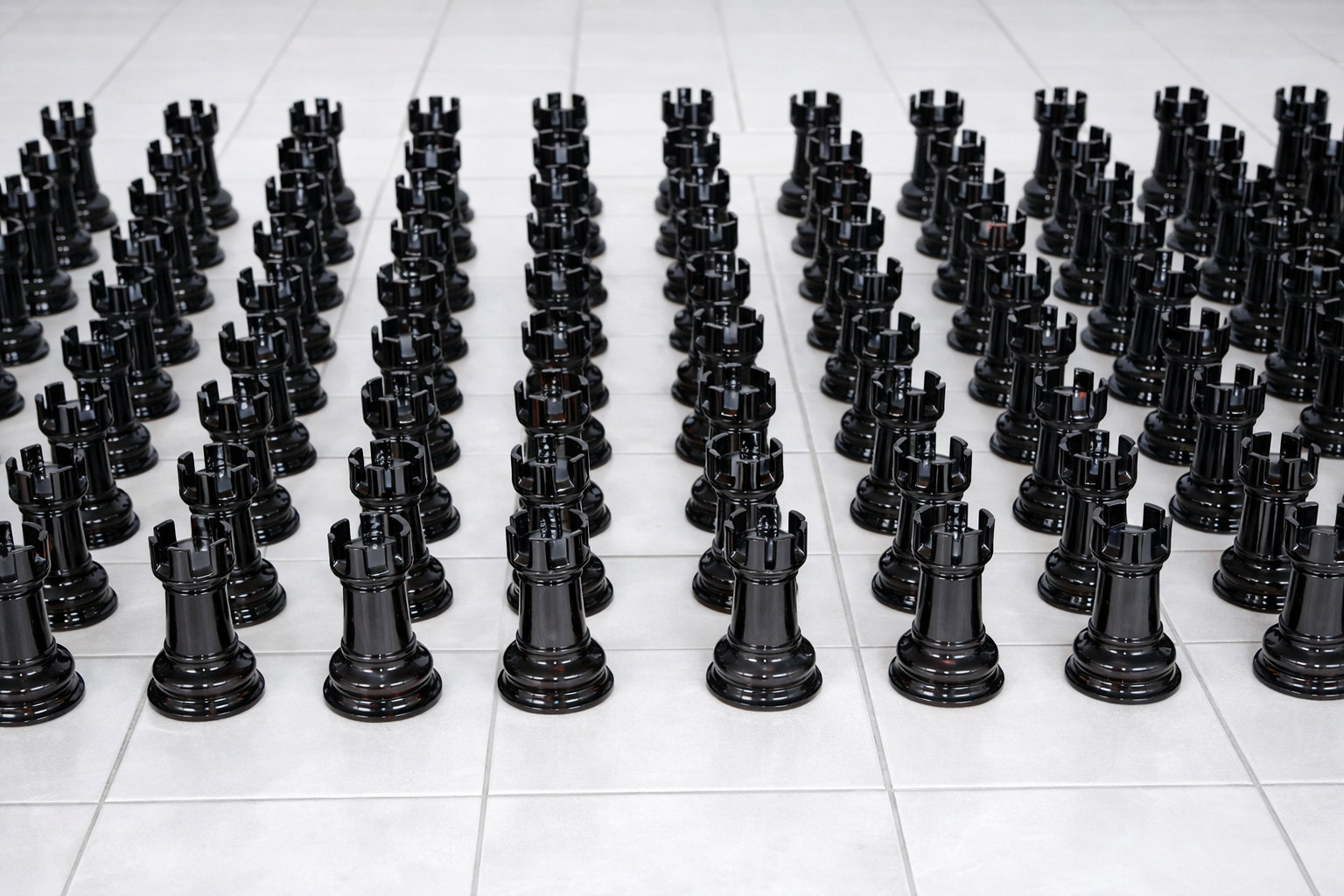 Handcrafted Giant Chess Showcase oversized outdoor chess set in luxury tropical resort environment