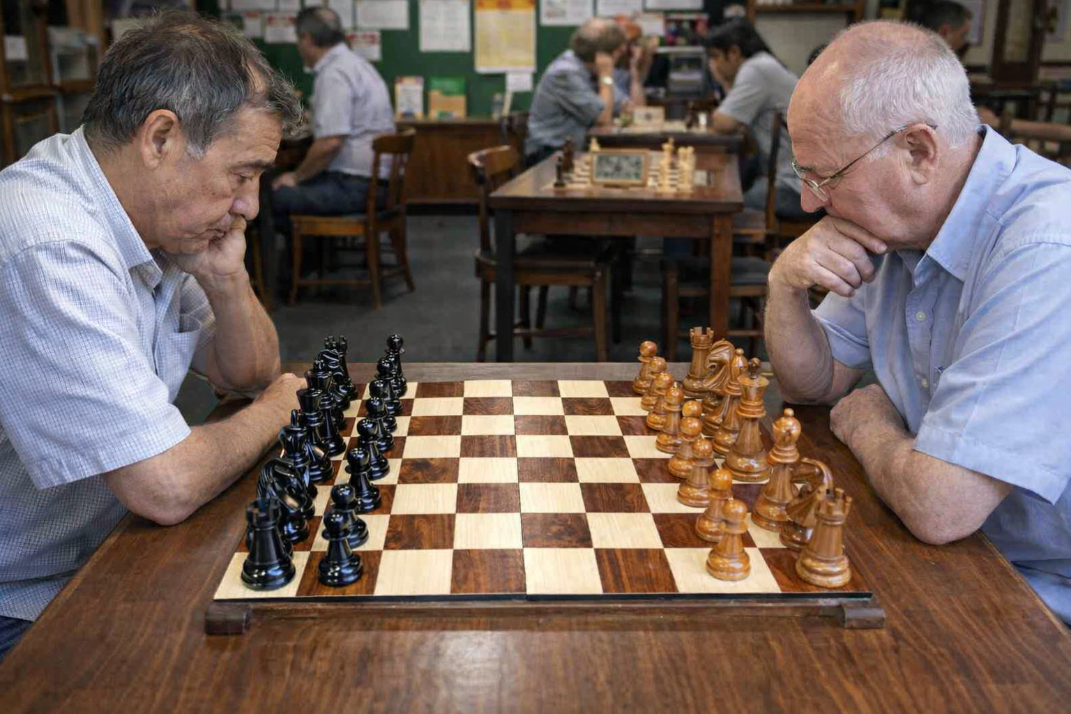 Exclusive Giant Chess Gallery oversized outdoor chess set in luxury tropical resort environment