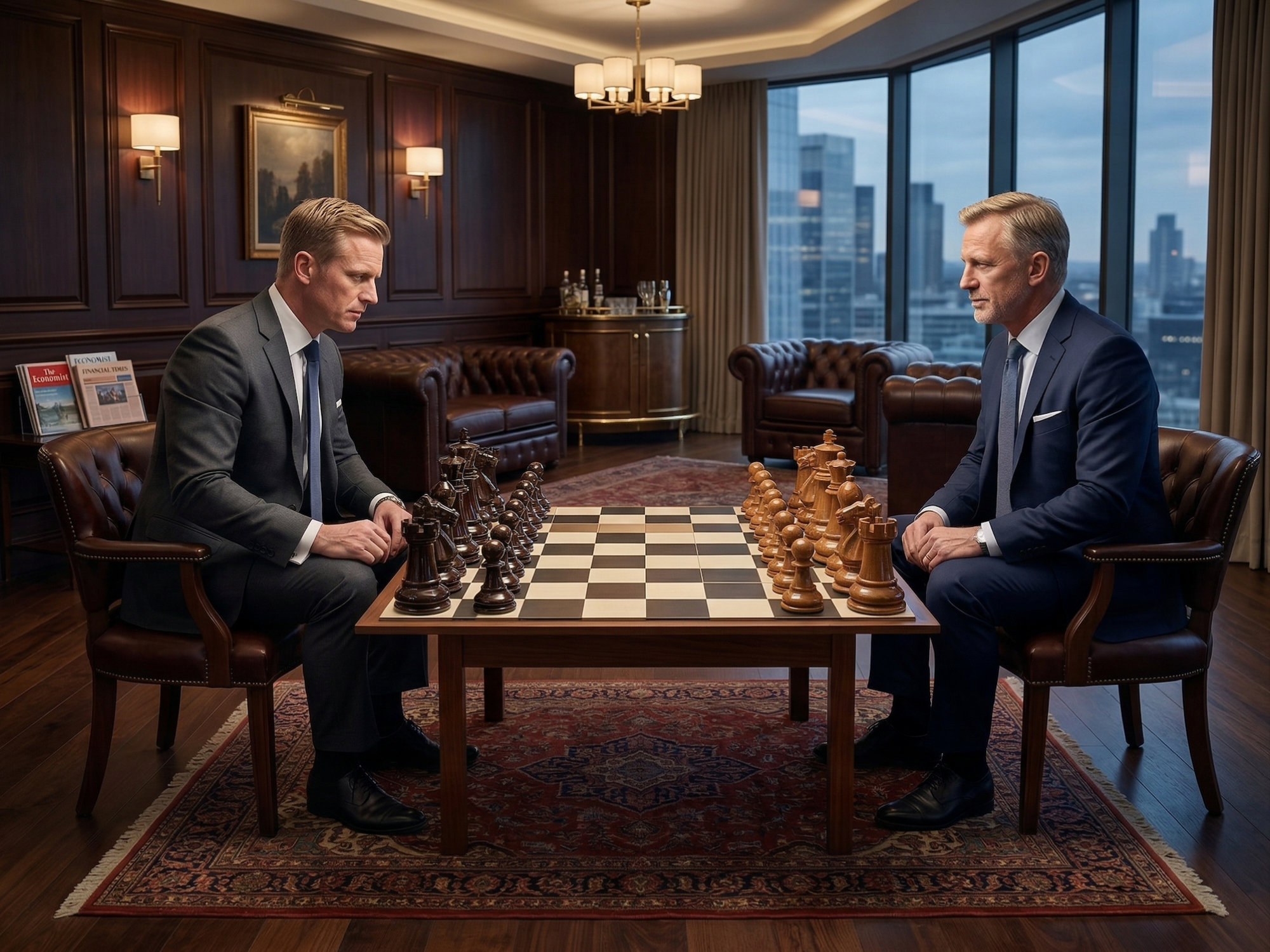 Exclusive Giant Chess Gallery oversized outdoor chess set in luxury tropical resort environment