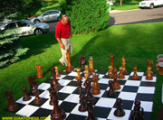 24 inch Wooden Chess Set