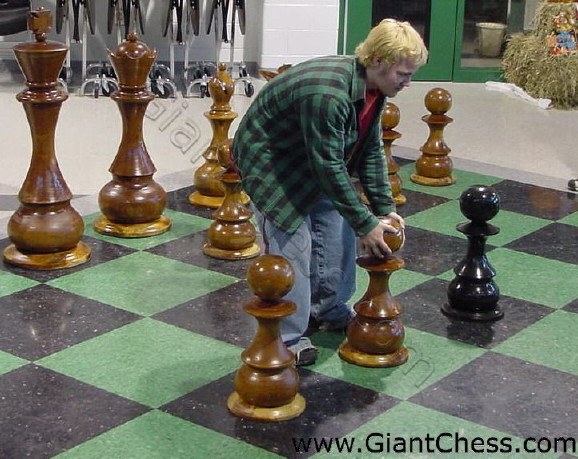 life size chess set