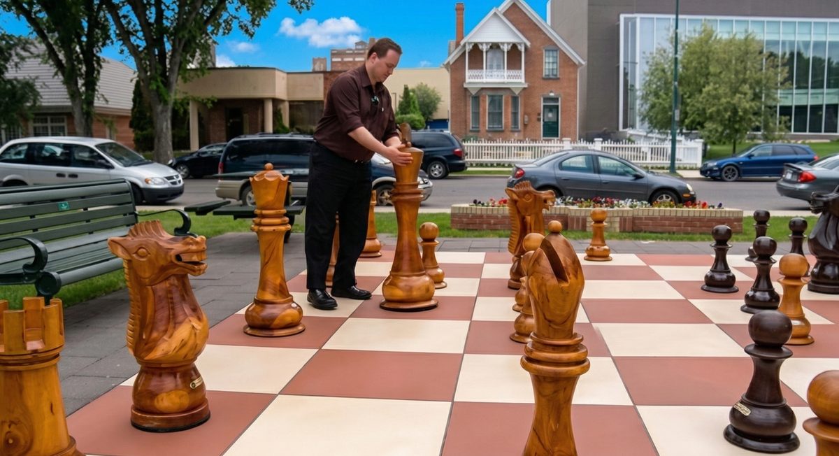 Thumbnail for Beyond the Board: Discovering Urban Grandeur Through Giant Chess
