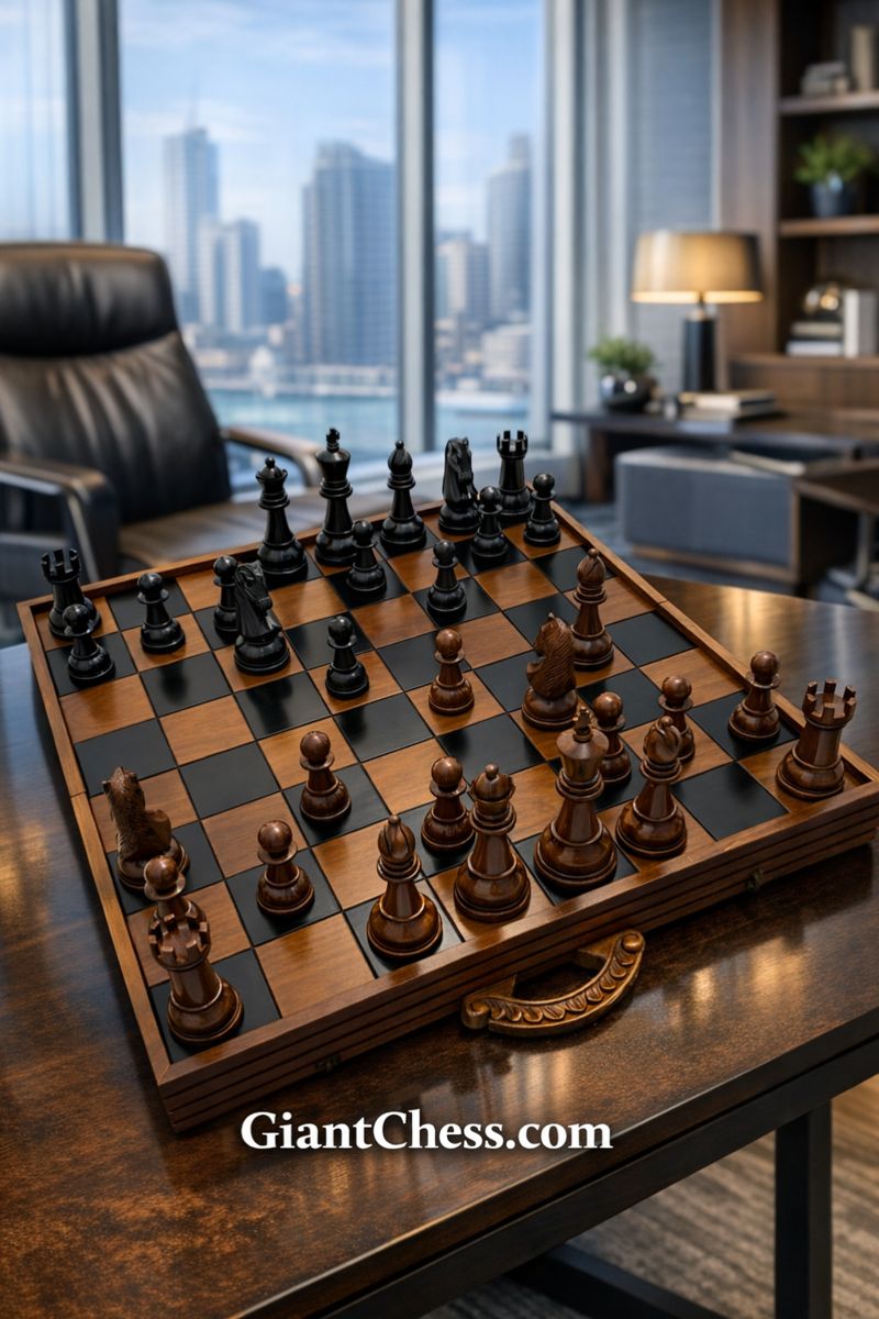 Thumbnail for Checkmate in Style_ Why a Giant Teak Chess Set Is the Ultimate Power Move for Your Space