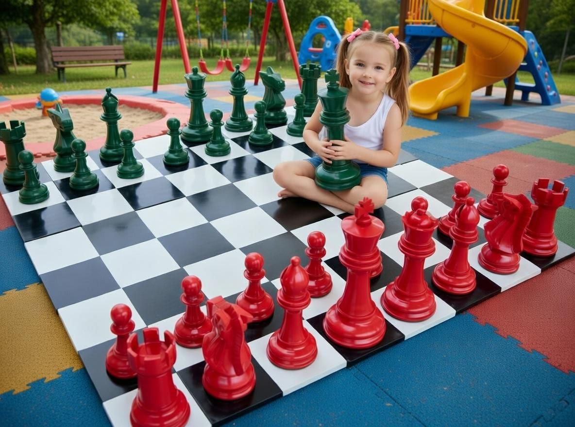 Thumbnail for Colorful Giant Chess_ A Kindergarten Favorite