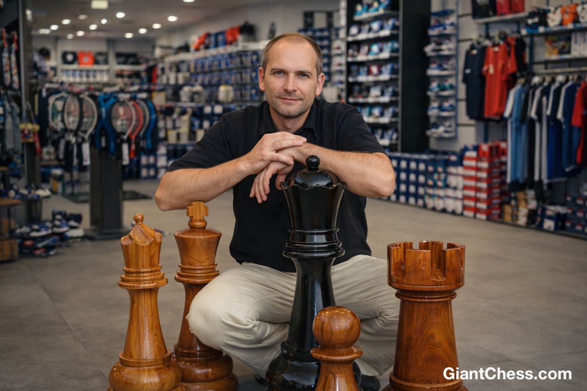 Thumbnail for Elevate Your Game_ The Artisan Giant Teak Chess Sets of GiantChess
