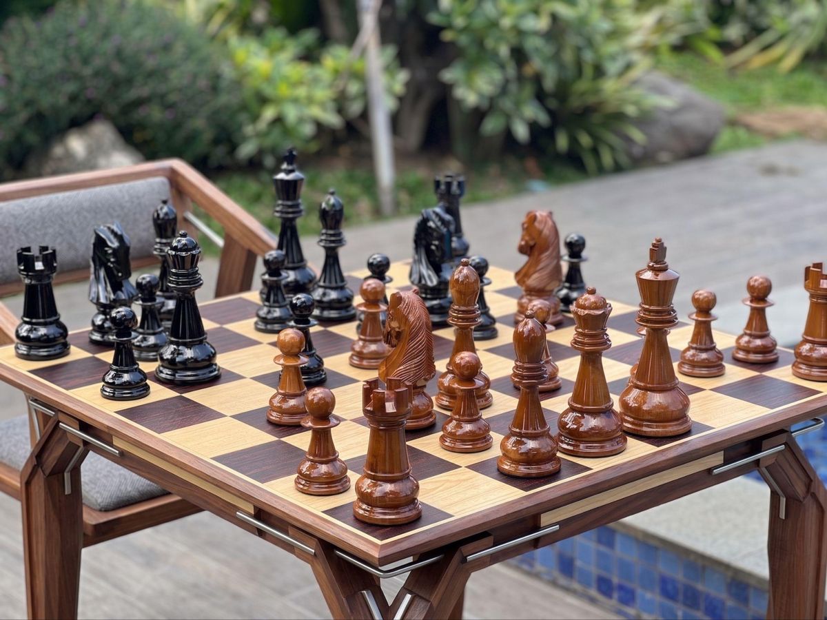 Thumbnail for Elevate Your Outdoor Living_ The Timeless Allure of a Giant Teak Chess Set