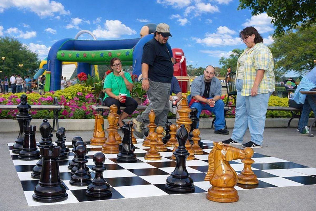 Thumbnail for Elevate Your Resort Experience with Teakwood Giant Chess