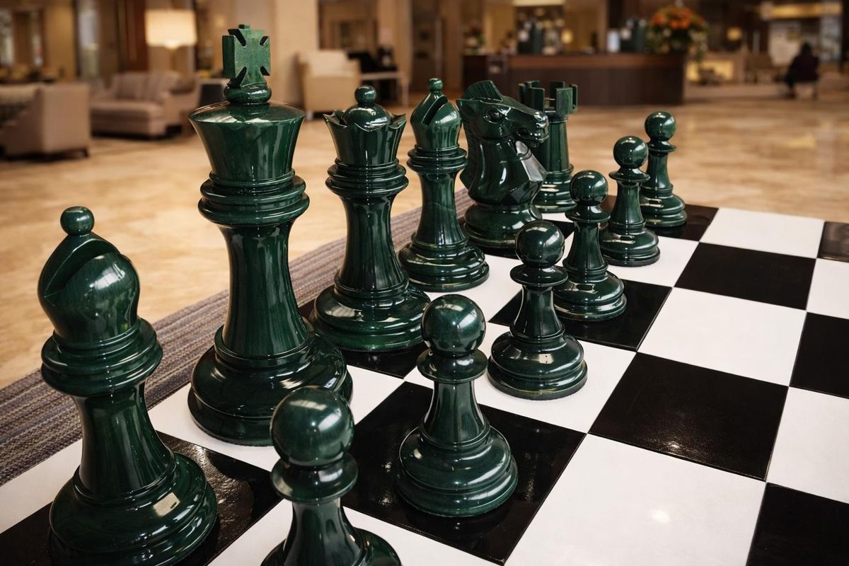Thumbnail for Elevating Home Interiors with Teakwood Chess Elegance