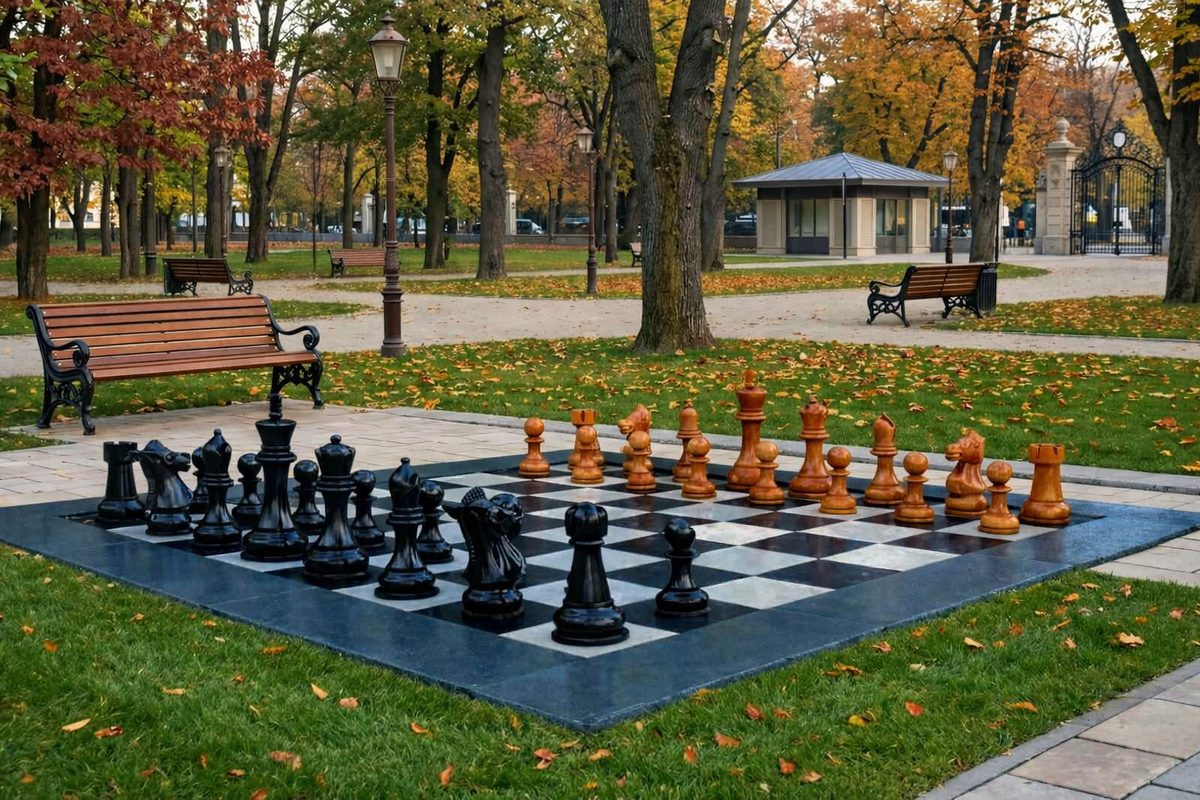 Thumbnail for The Elegance of Giant Chess in Autumn