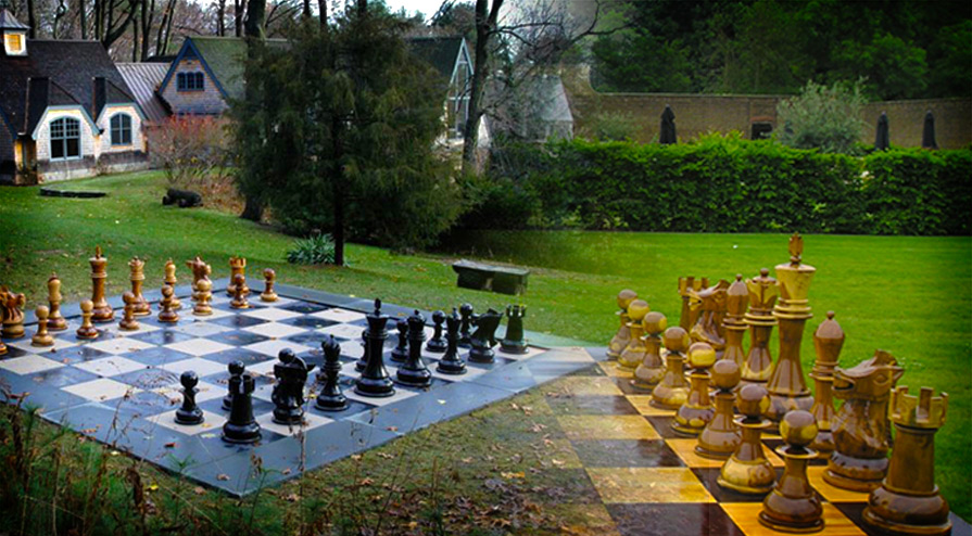 Giant Chess from wood Giant Chess - Giant Chess Europe, Italy - Chess for  Leisure and Furniture