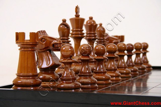 Miami South Beach , Delano Hotel , hand made chess set in garden